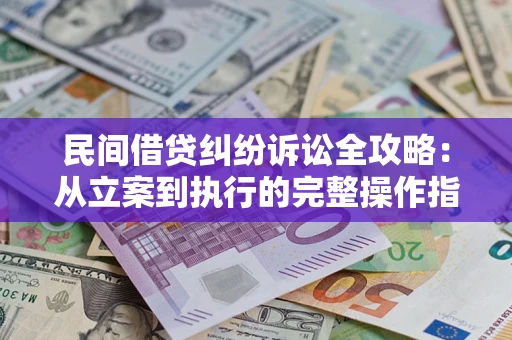 北京民间借贷纠纷诉讼全攻略：从立案到执行的完整操作指南