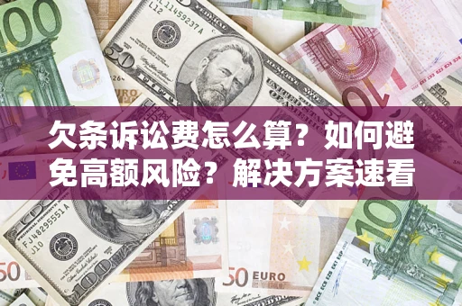 北京欠条诉讼费怎么算？如何避免高额风险？解决方案速看！