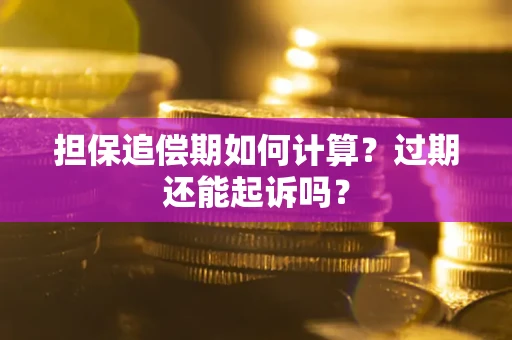 北京担保追偿期如何计算？过期还能起诉吗？