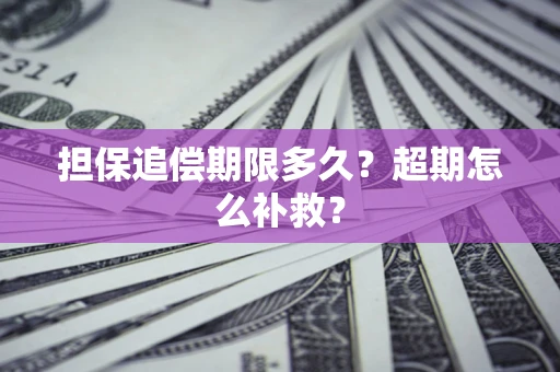 北京担保追偿期限多久？超期怎么补救？