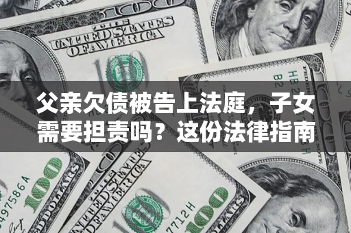 北京父亲欠债被告上法庭，子女需要担责吗？这份法律指南必须看完