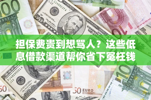 北京担保费贵到想骂人？这些低息借款渠道帮你省下冤枉钱