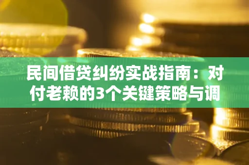 北京民间借贷纠纷实战指南：对付老赖的3个关键策略与调解盲区解析