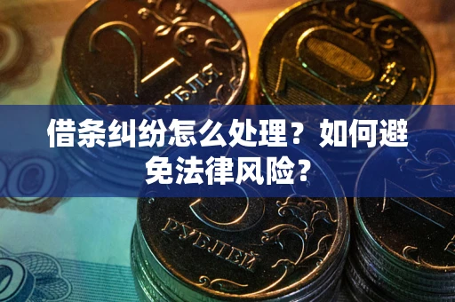 北京借条纠纷怎么处理？如何避免法律风险？