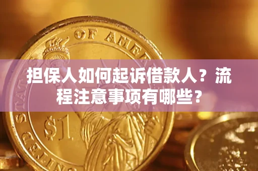 北京担保人如何起诉借款人？流程注意事项有哪些？